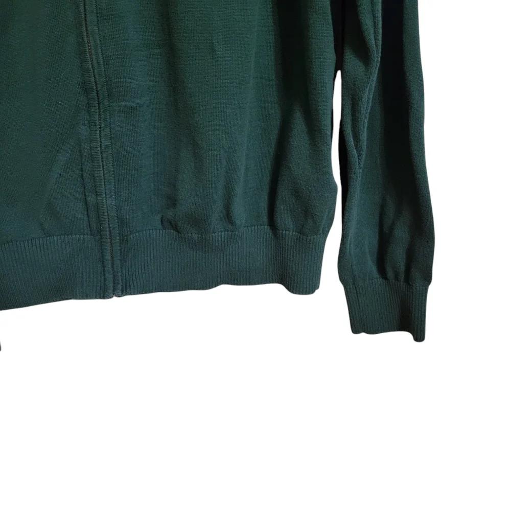Timberland Green Zip Front Sweater